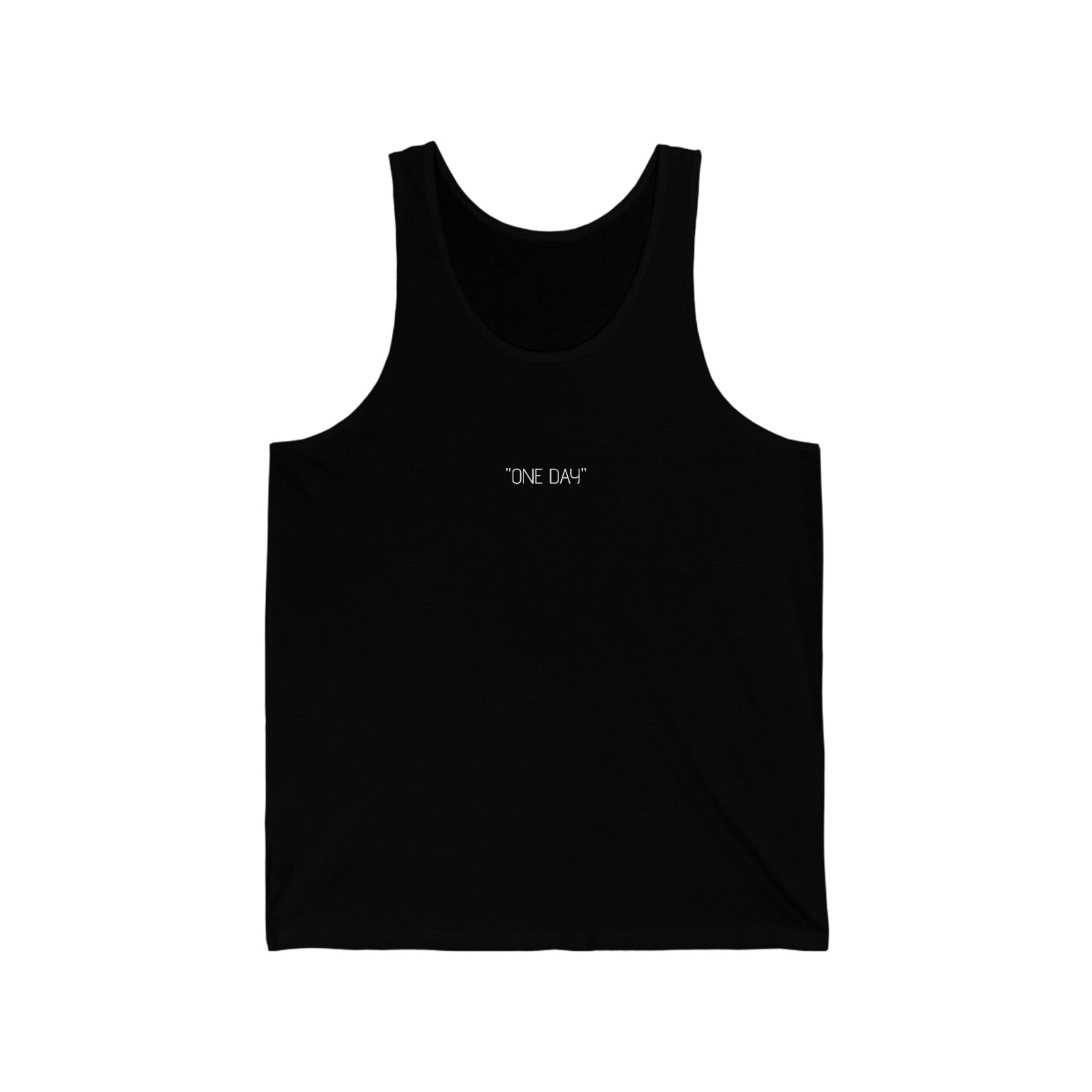 "ONE DAY" Motivational Jersey Tank - Dowding